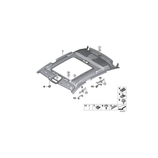Genuine BMW 51447469497 G32 Headlining CANBERRABEIGE (Inc. 640dX, 630dX & 620dX)