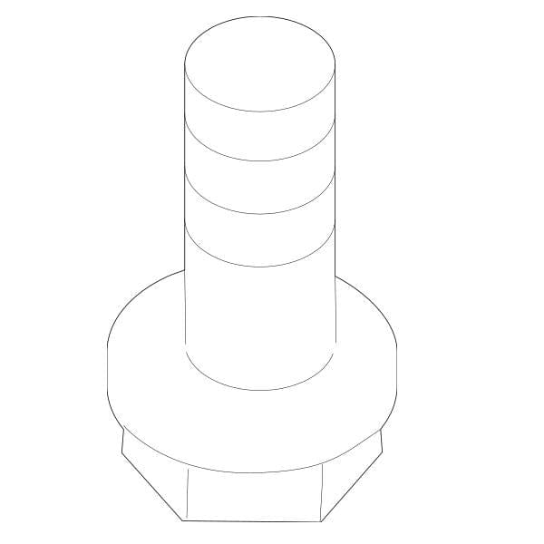 Genuine Lexus 90119-08516 IS Phase 1 Rear Suspension Lower Brace Bolt