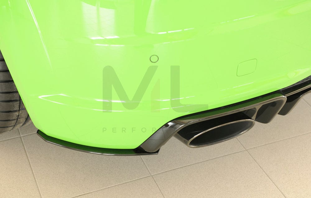 Rieger 00055173 Audi 8J 8J1-FV 8S TTRS Rear Side Splitter 4 | ML Performance UK Car Parts
