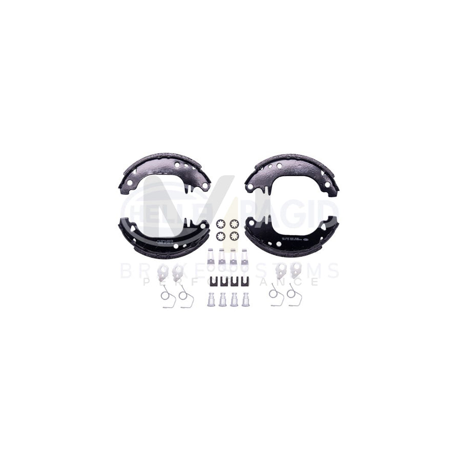 HELLA 8DB 355 002-001 Brake Shoe Set without handbrake lever, with accessories | ML Performance Car Parts