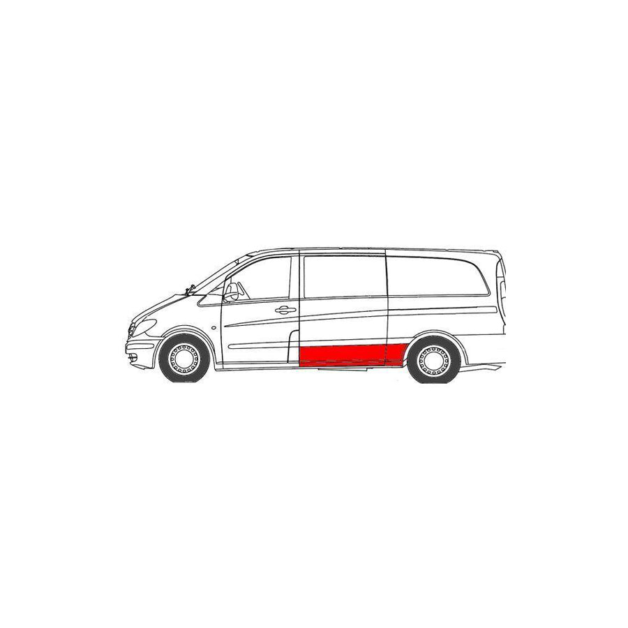 Blic 6601-01-9505831P Repair Panel For VW Polo III Classic (6V2)