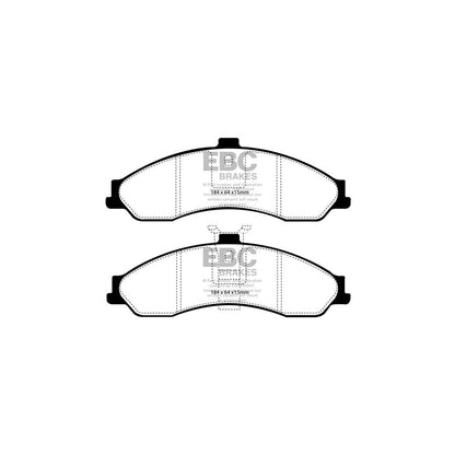 EBC DP41505R Chevrolet Holden Opel Vauxhall Yellowstuff Front Brake Pads 2 | ML Performance UK Car Parts