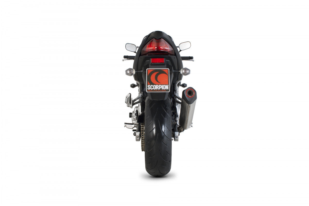 Scorpion RSI98SEO Suzuki GSF650 Bandit Serket Parallel Slip-On - Brushed Stainless Steel Sleeve | ML Performance UK UK