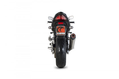 Scorpion RSI98SEO Suzuki GSF650 Bandit Serket Parallel Slip-On - Brushed Stainless Steel Sleeve | ML Performance UK UK