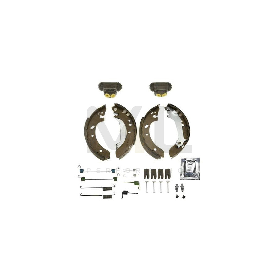 TRW Brake Kit BK1675 Brake Shoe Set with wheel brake cylinder