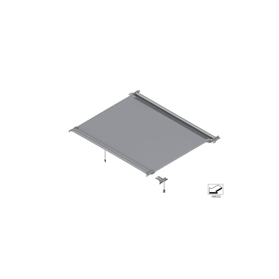 Genuine BMW 54108737873 G20 Slider, Roller Blind (Inc. 318d, 320i 1.6 & 330d)