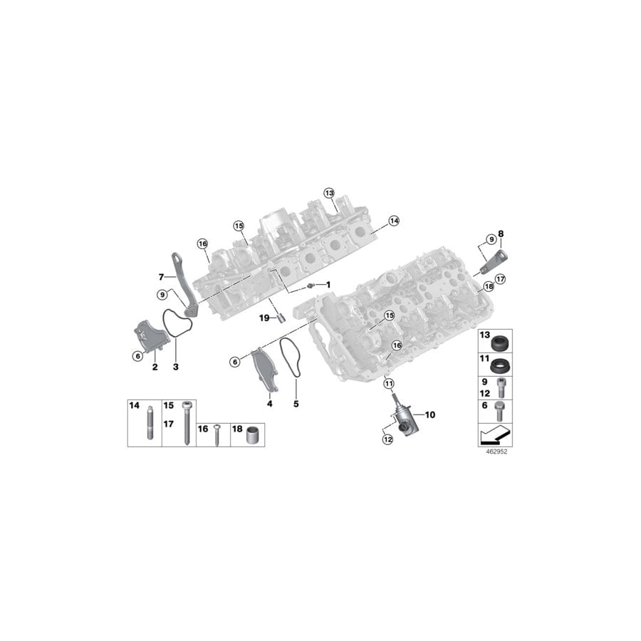 Genuine BMW 11128642383 G15 G11 G30 Non-Return Valve (Inc. 750LiX 4.0, X5 50iX & 750LiX 4.4)