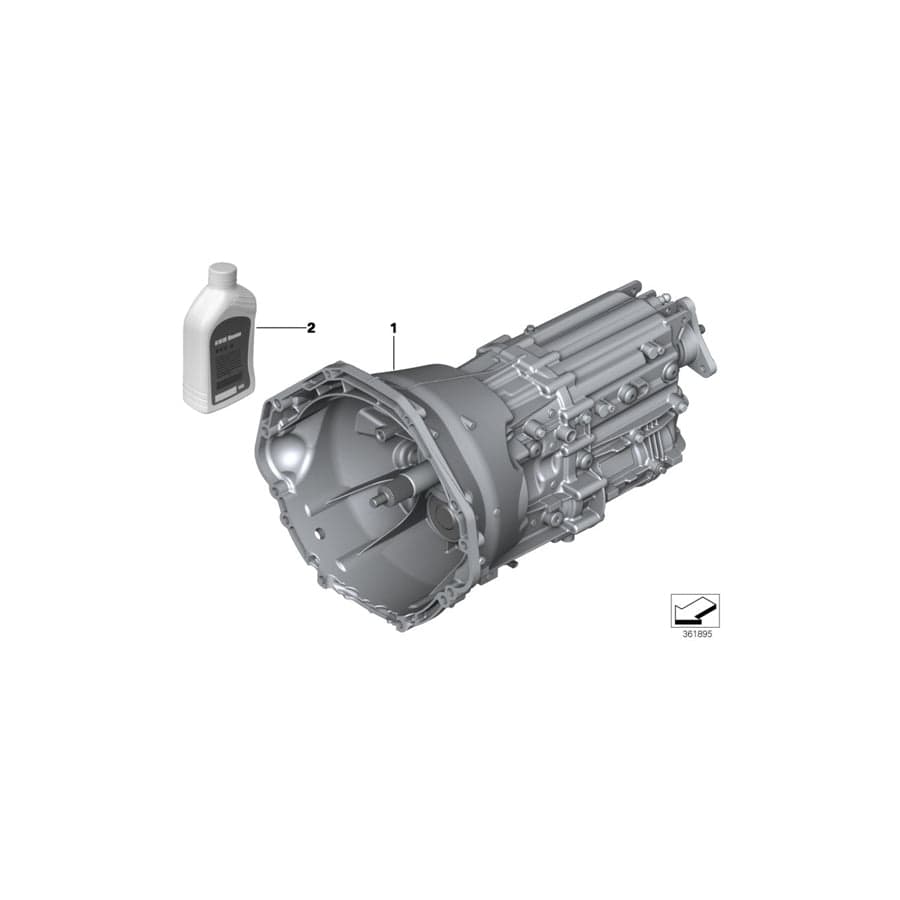 Genuine BMW 23002284300 F13 F06 6-Speed Manual Transmission GS6-53BZ - HJV (Inc. M5 & M6)
