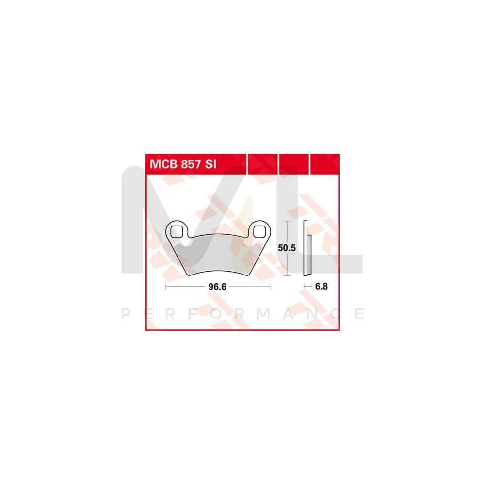 TRW Sinter Offroad Mcb857Si Brake Pad Set