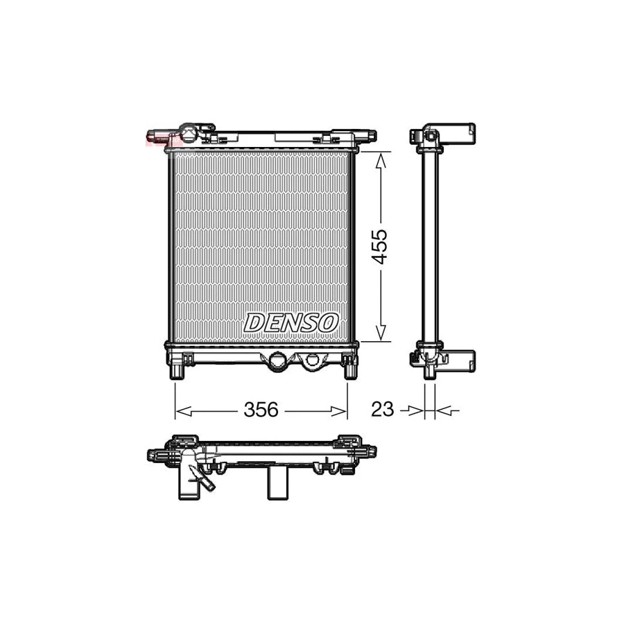 DENSO DRM32036 Engine Radiator