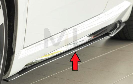 Rieger 00055181 Audi 8J-FV 8S Side Skirt Splitter (TT, TTS & TTRS) 1 | ML Performance UK Car Parts