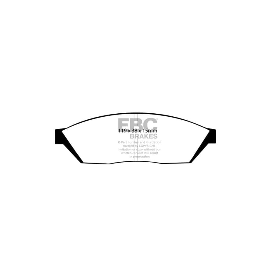 EBC PDKF1852 Bedford Suzuki Vauxhall Ultimax Front Brake Pad & Plain Disc Kit (Inc. Rascal & Alto) 2 | ML Performance UK Car Parts