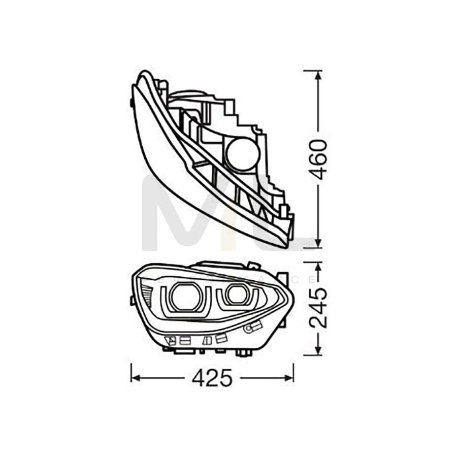 OSRAM LEDHL108-BK Headlight Set