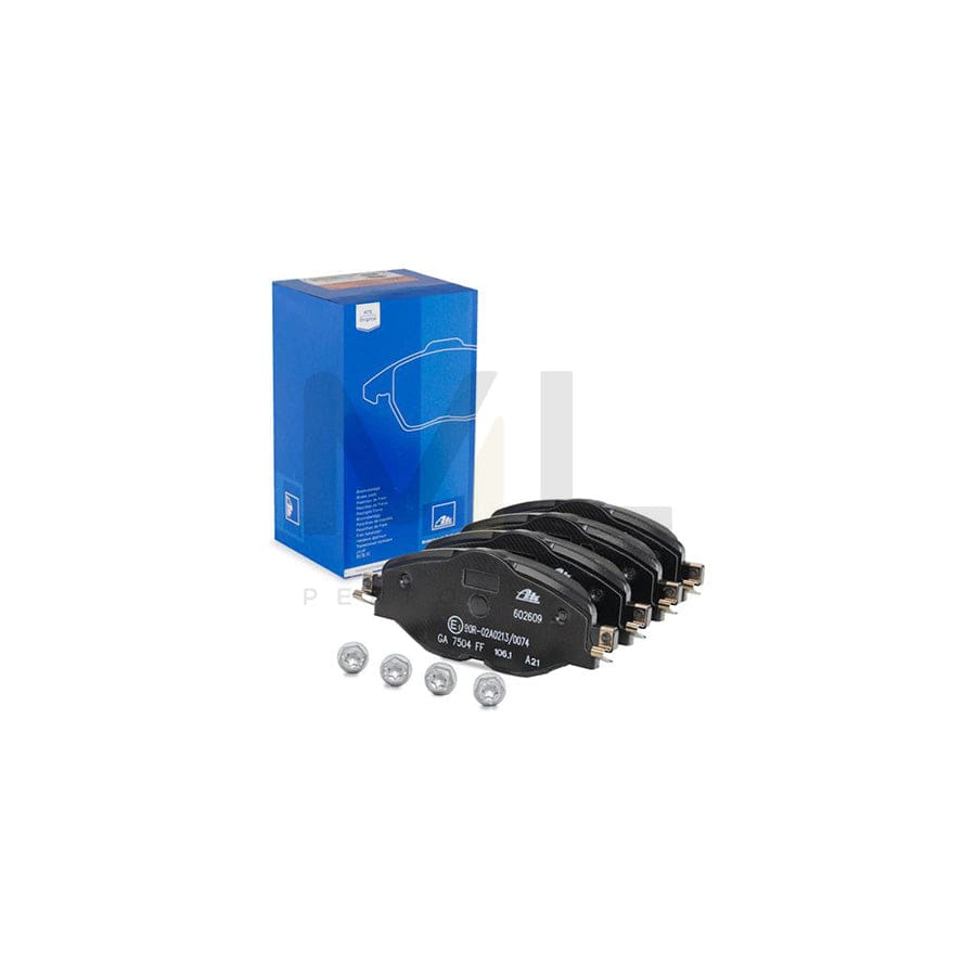 ATE 13.0460-2609.2 Brake pad set excl. wear warning contact, prepared for wear indicator, with brake caliper screws