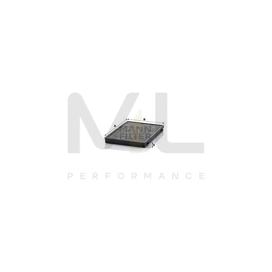 MANN-FILTER CUK 3943 Pollen filter for ROVER 75 Activated Carbon Filter