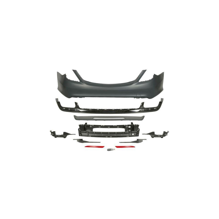 Blic 5506-00-3510954Kp Rear Bumper Suitable for Mercedes-Benz S-Class Saloon (W222, V222, X222)