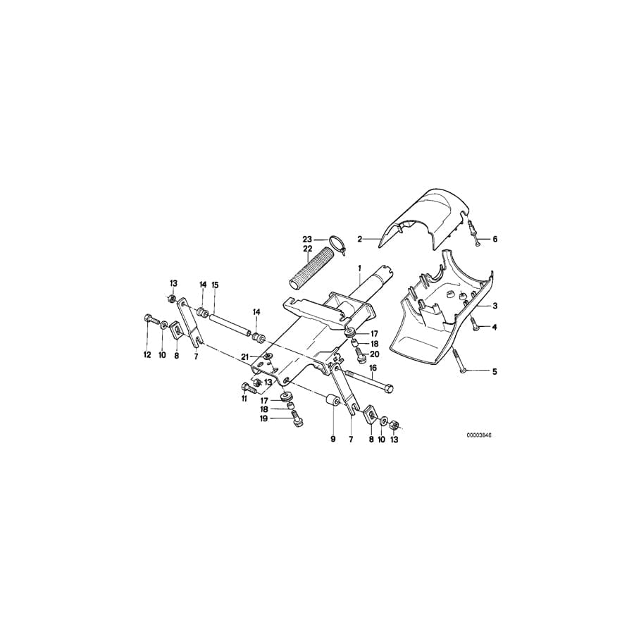 Genuine BMW 32311156232 E34 E32 Expanding Rivet (Inc. 750i, 530i & 730iL)