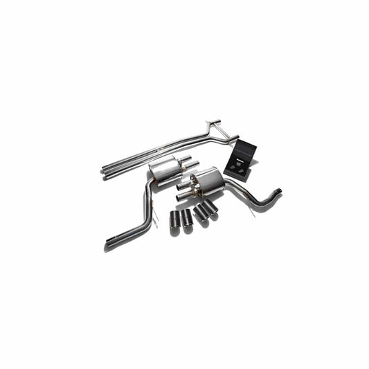Armytrix P70T1-QC11 Valvetronic Exhaust System Porsche 970 Panamera S | 4S 3.0T 2014-2016 with Quad Carbon Fiber 3.5"
