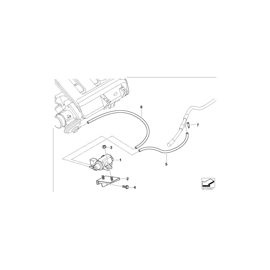 Genuine BMW 11747792997 E90 E87 E91 Holder (Inc. 318d, 120d & 320d)
