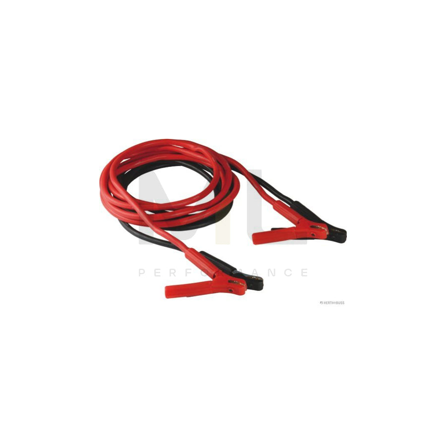 HERTH+BUSS ELPARTS 52289880 Jump leads with cast iron insert, with earth strap, with steel plate pliers, with overvoltage protection, with storage bag, 480A