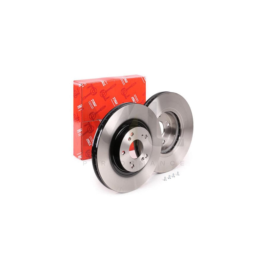 TRW DF4432S Brake Disc Vented, Painted  - 1 piece