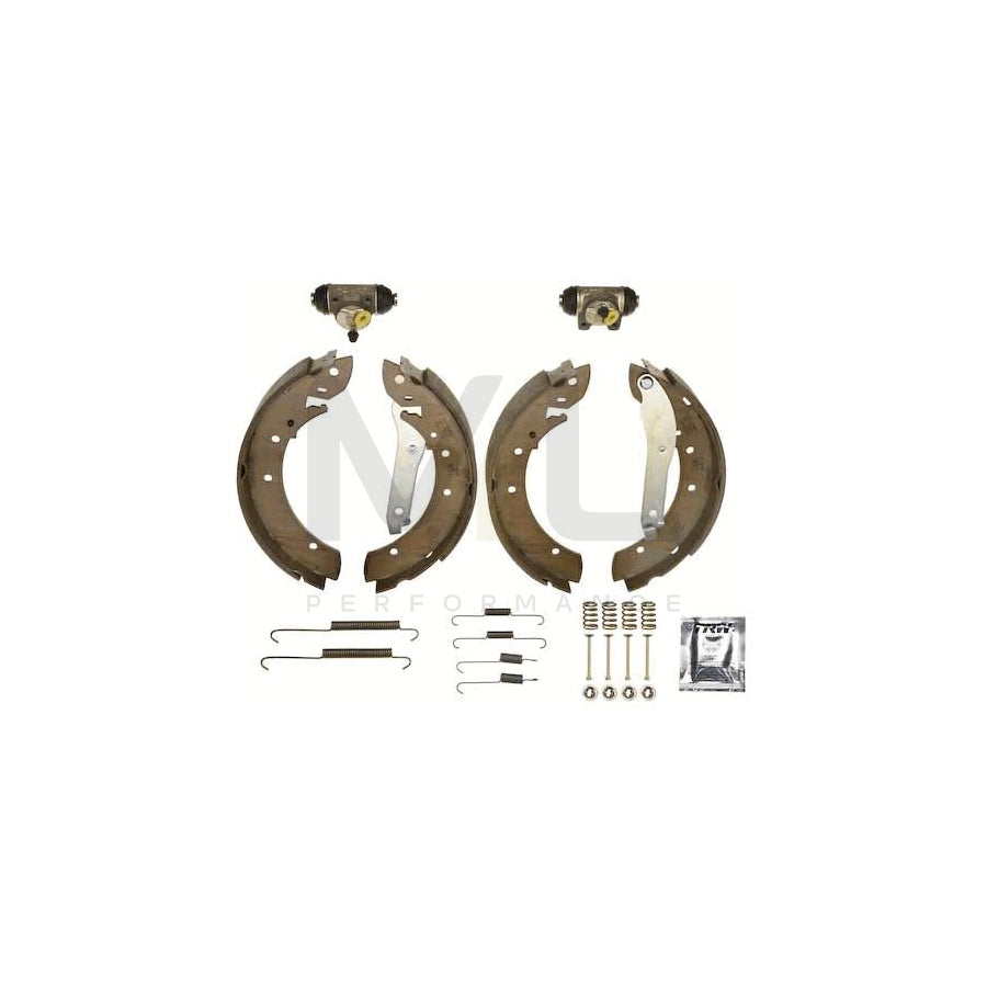 TRW Brake Kit BK1231 Brake Shoe Set with wheel brake cylinder