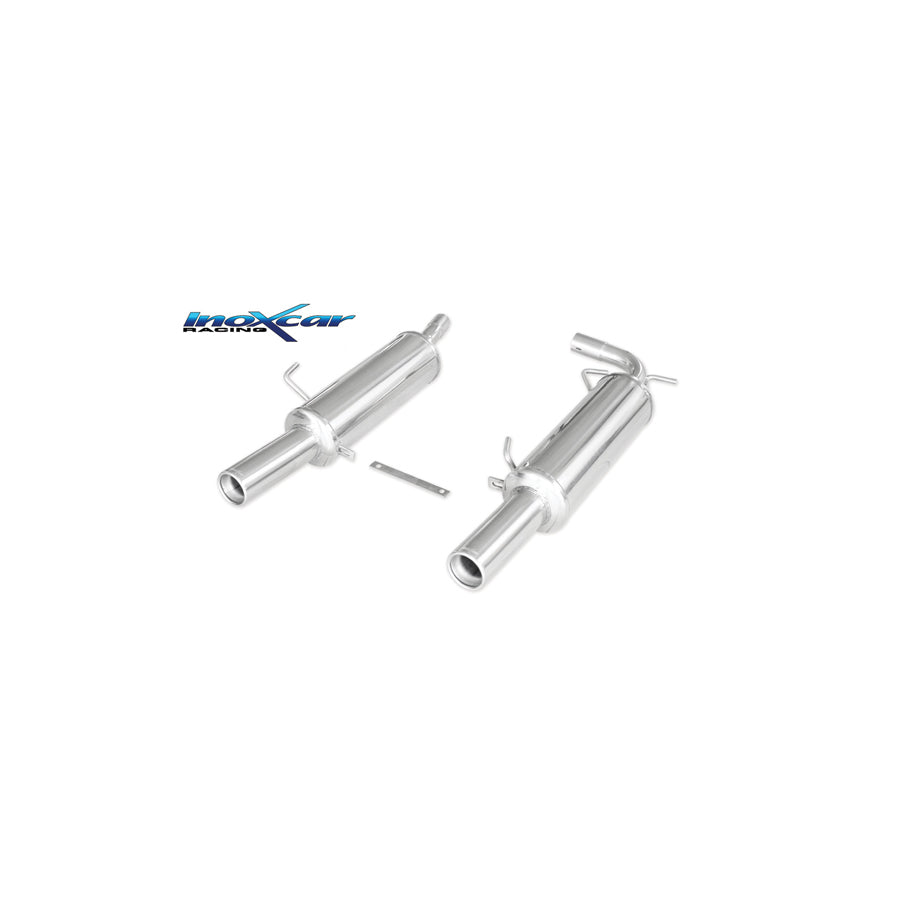 InoXcar RECL.14.80 Renault Clio 2 Central Stainless Steel Rear Exhaust