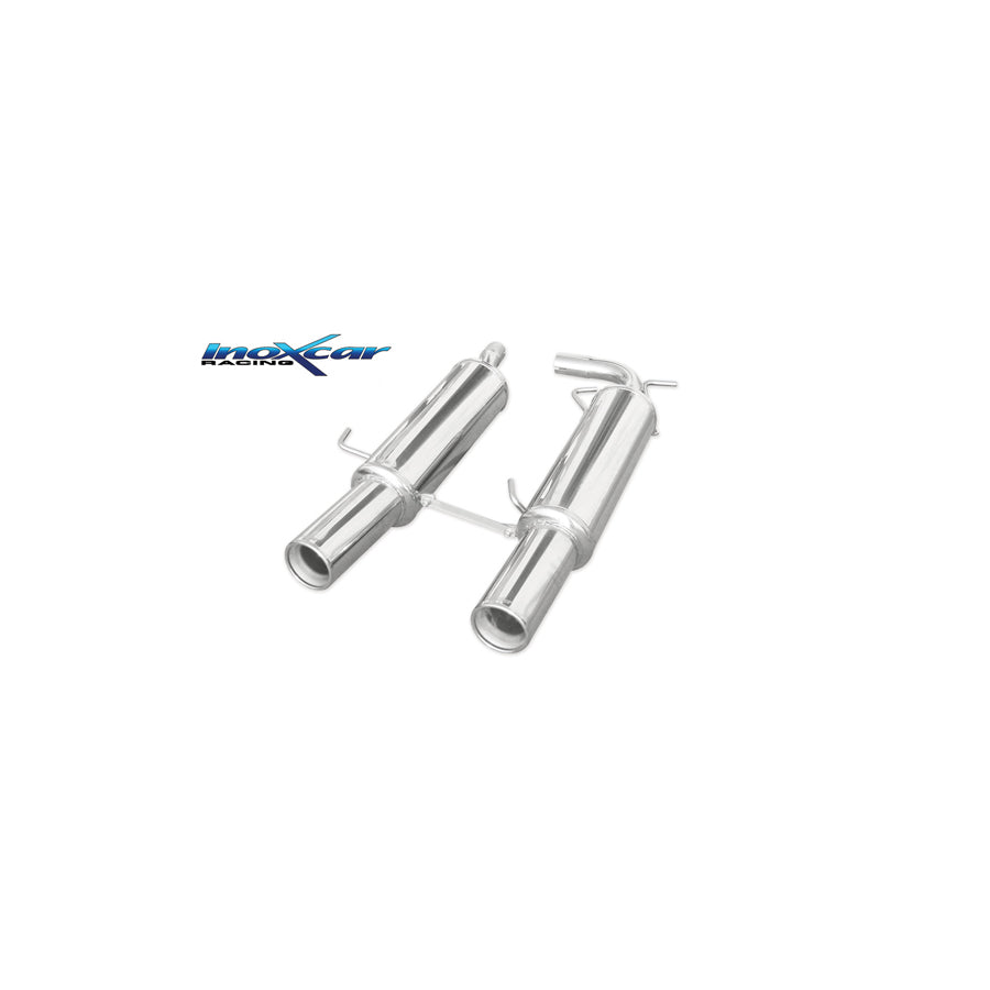 InoXcar RECL.14.102 Renault Clio 2 Central Stainless Steel Rear Exhaust