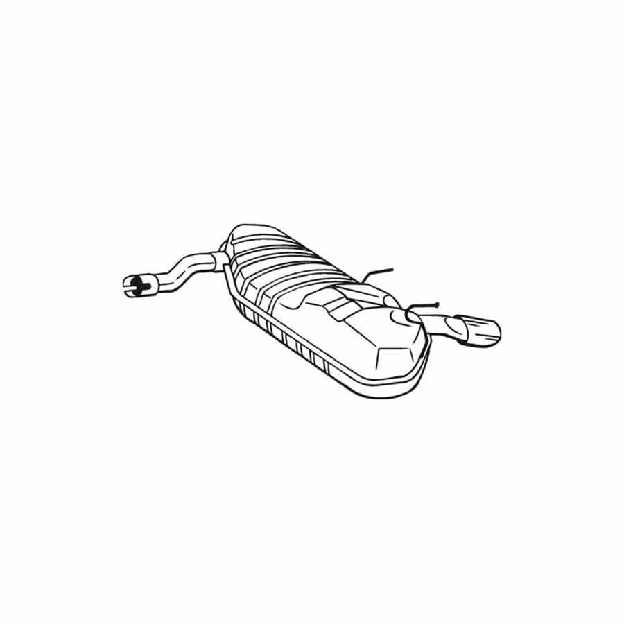 Bosal 185-121 Rear Silencer