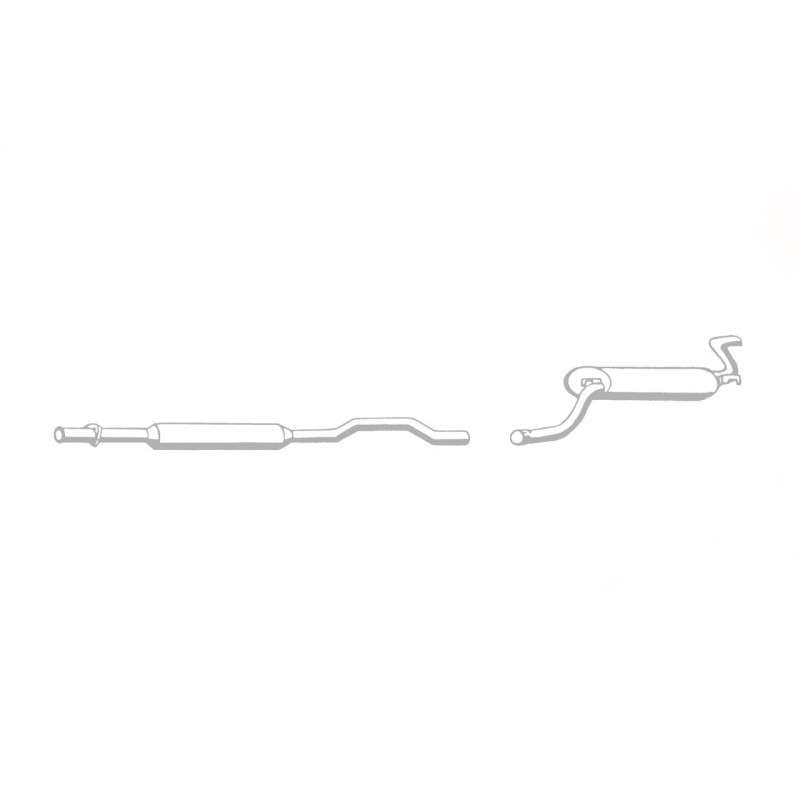 QuickSilver BM011 BMW 2002, 1802, 1602, 1502 (inc. ti - tii - Touring) - Stainless Steel Exhaust System | ML Performance UK Car Parts