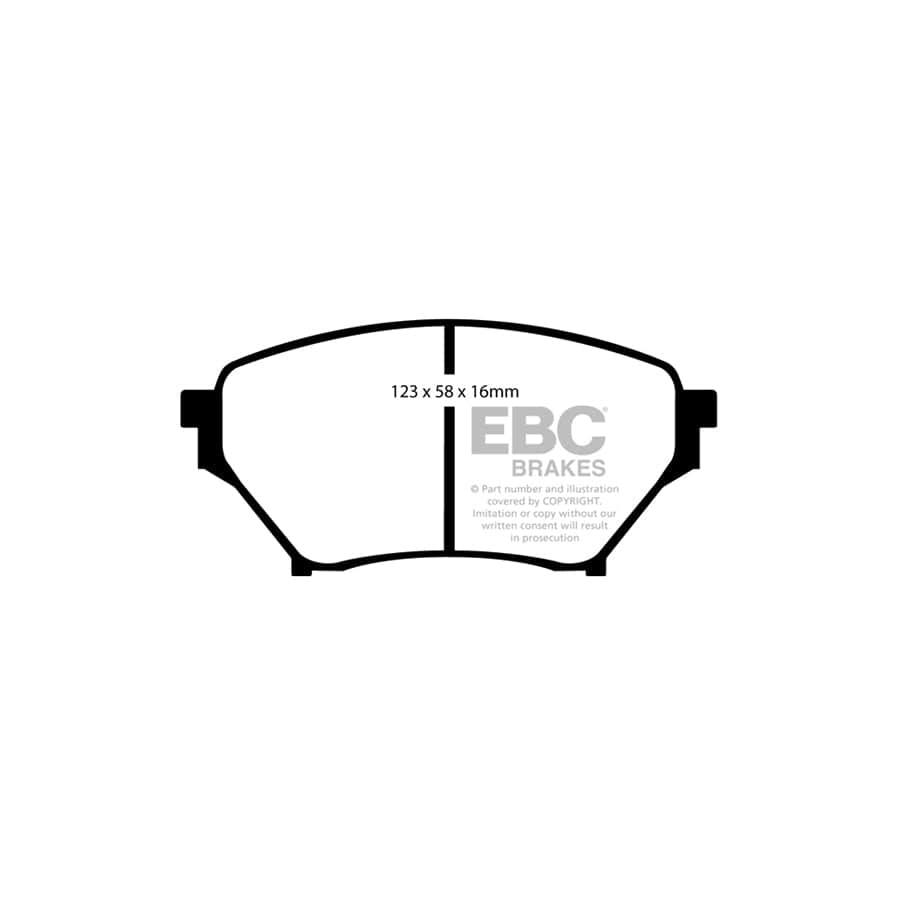 EBC PD40K1133 Mazda MX5 Mk2 Ultimax Pad & Plain Disc Kit - Akebono Caliper 2 | ML Performance UK Car Parts
