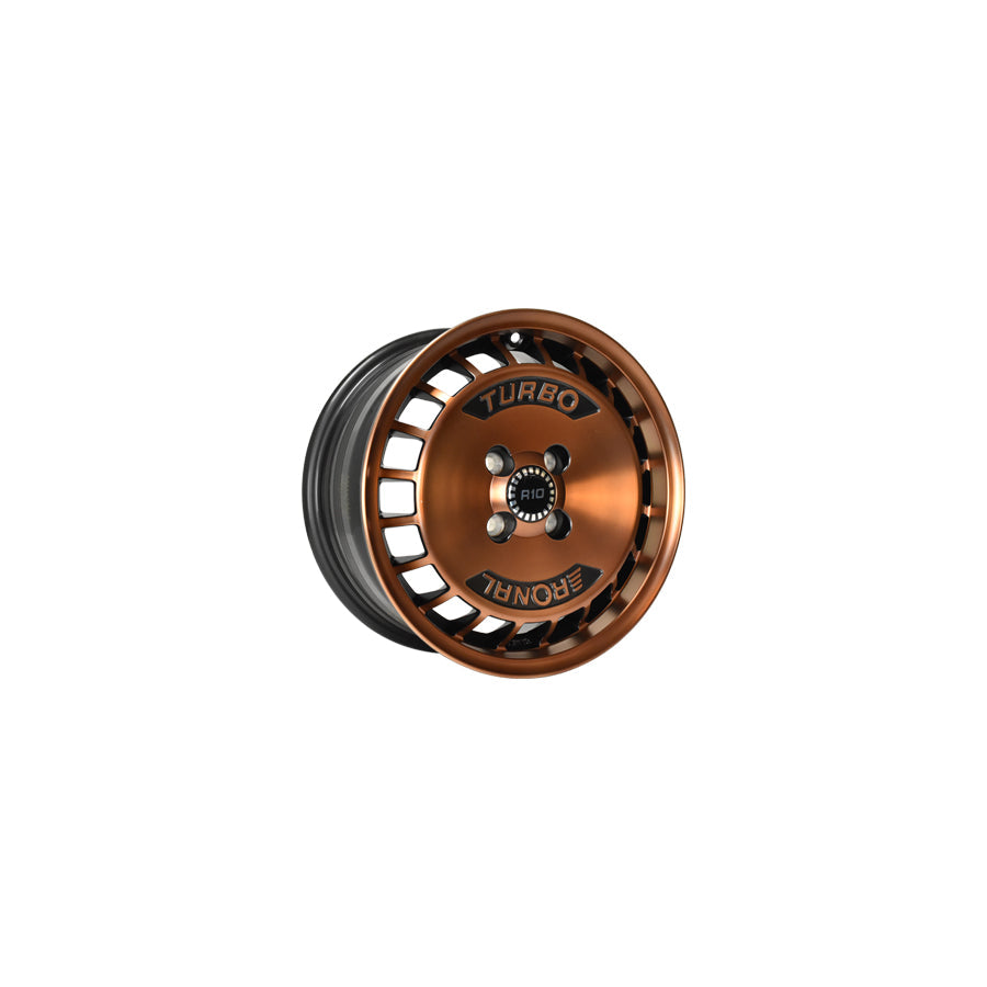 Ronal R10 TURBO 7x15 ET37 10R5704.03X/9212 Copper Matt - Front Diamond Cut Wheel
