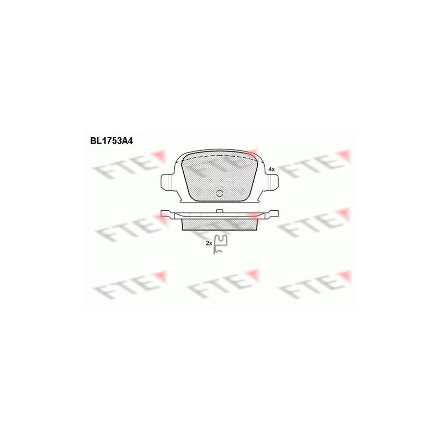 FTE 9010334 Brake Pad Set