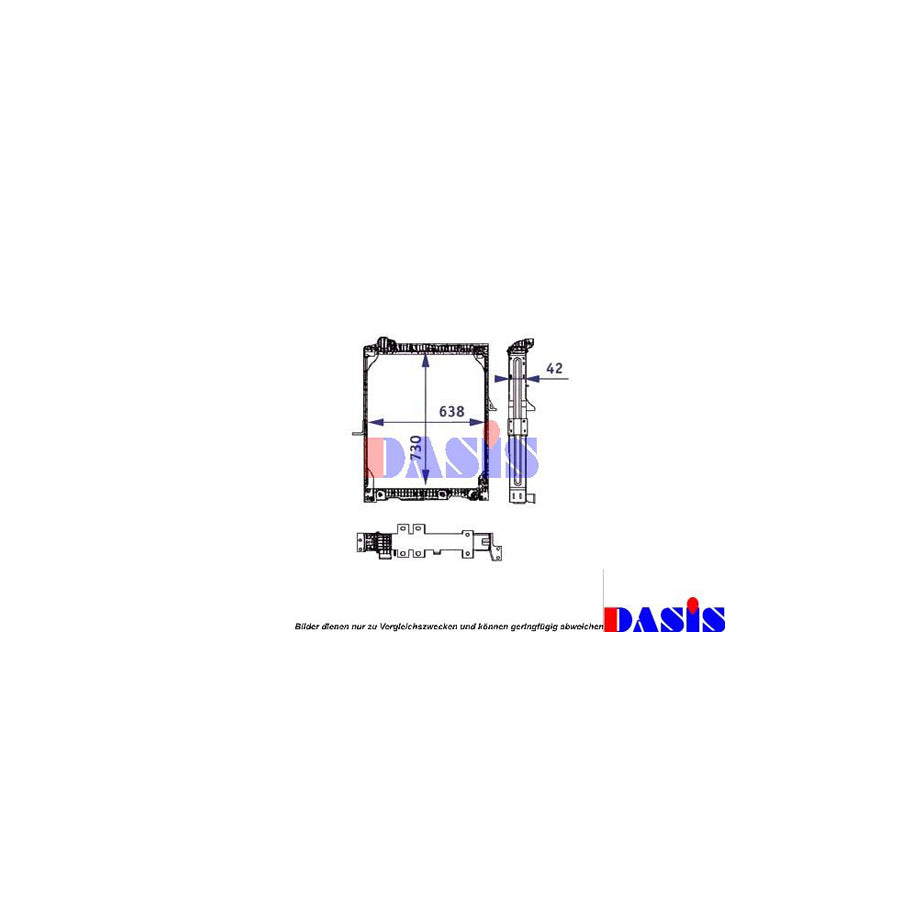 AKS Dasis 130150N Engine Radiator