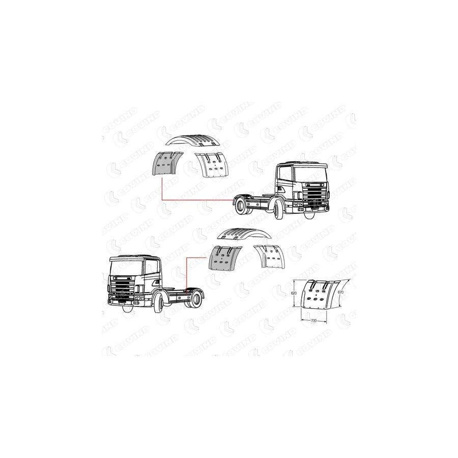 Covind 144/519 Wing Fender