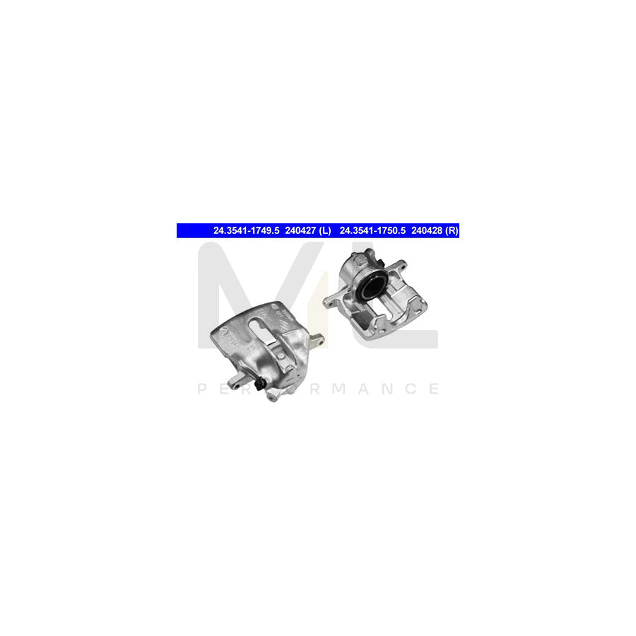 ATE 24.3541-1750.5 Brake Caliper without holder