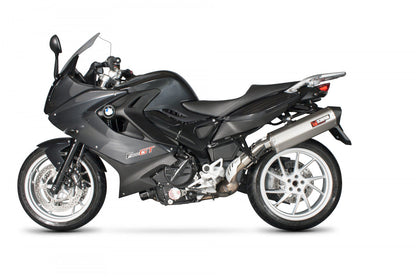 Scorpion RBM71SEO BMW Serket Parallel Slip-On - Brushed Stainless Steel Sleeve (F800 GT / F800 R) | ML Performance UK UK