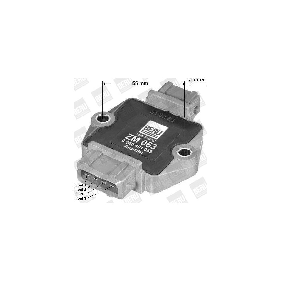 Beru Zm063 Ignition Module