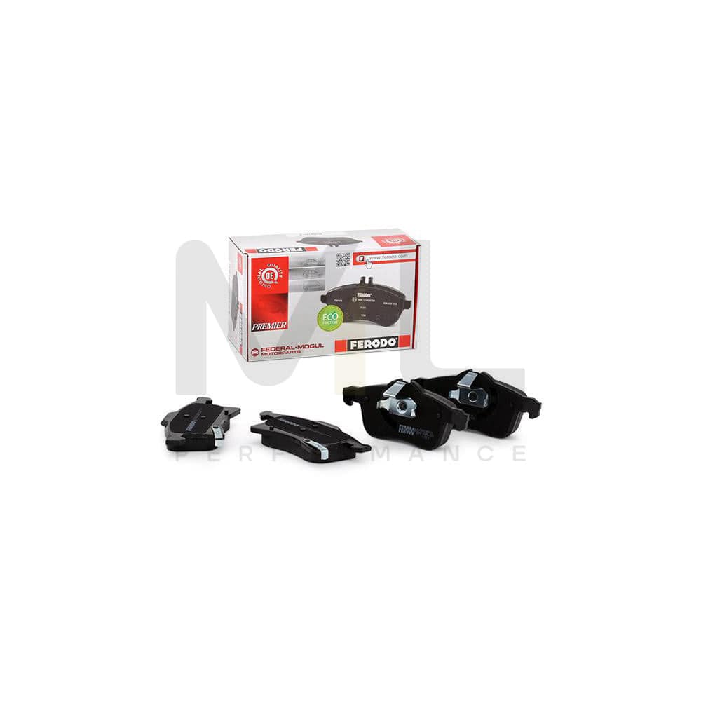 Ferodo Premier Eco Friction FDB1640 Brake Pad Set With Acoustic Wear Warning, With Piston Clip, Without Accessories