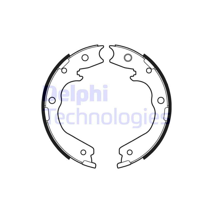 Delphi Ls2137 Brake Shoe Set