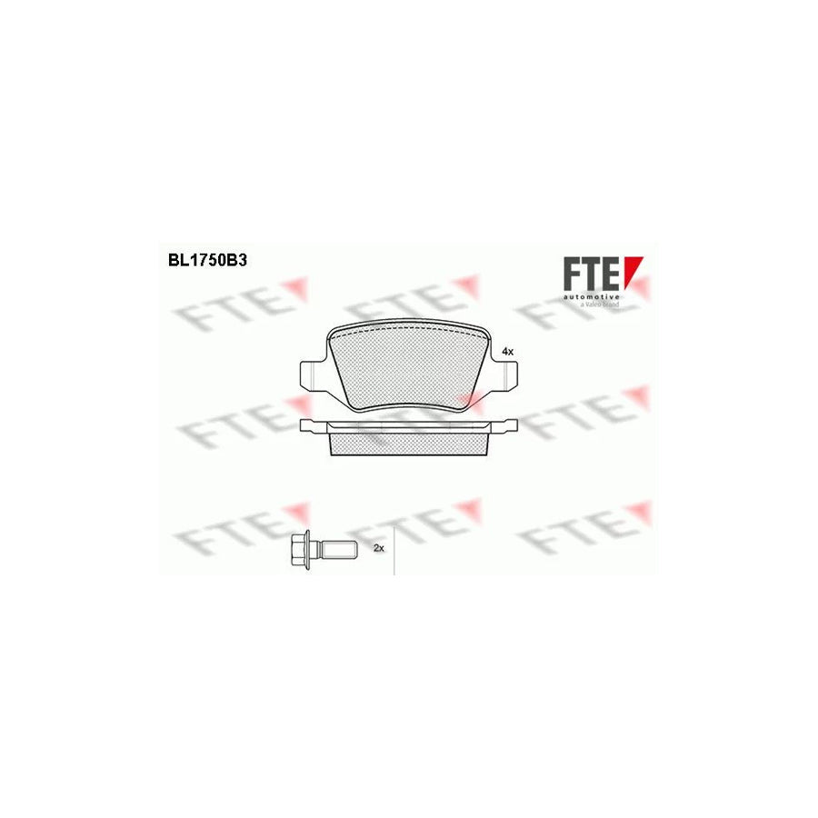FTE 9010332 Brake Pad Set