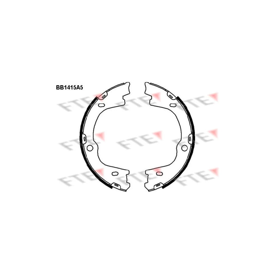 FTE 9100182 Handbrake Shoes