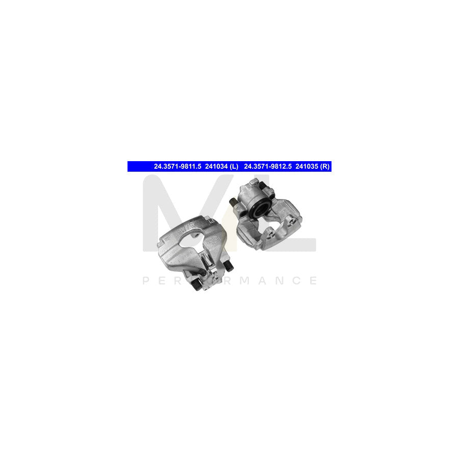 ATE 24.3571-9811.5 Brake Caliper without holder