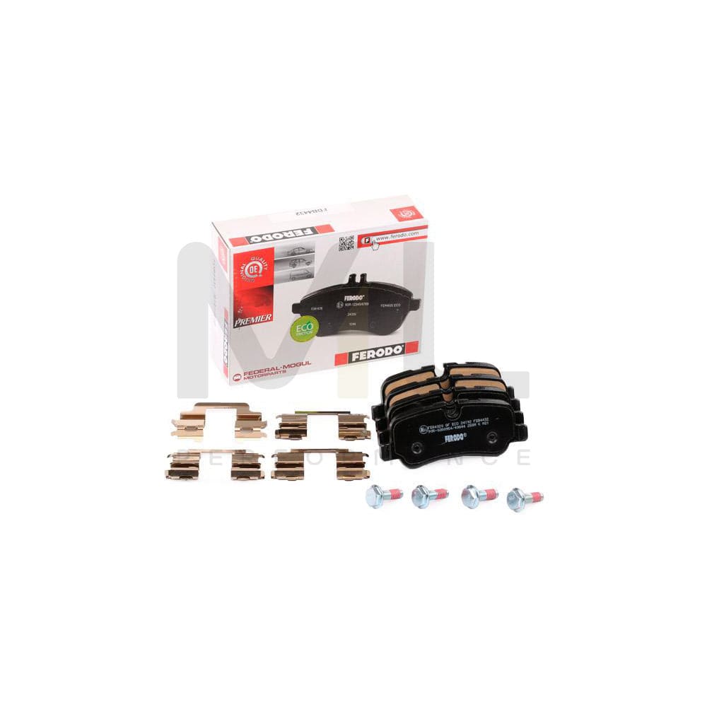 Ferodo Premier FDB4432 Brake Pad Set Prepared for Wear Indicator, With Accessories