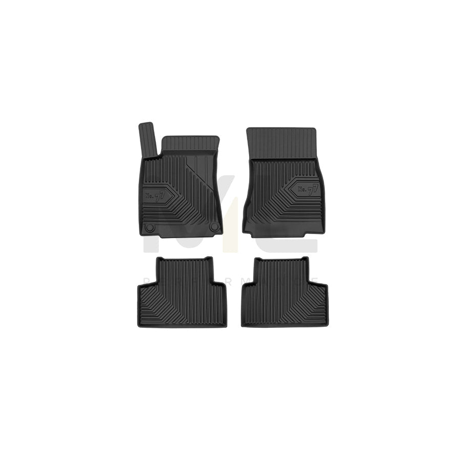 FROGUM Tailored, No.77 77426139 Floor mat set suitable for MERCEDES-BENZ GLB (X247) Elastomer, Front and Rear, Quantity: 4, Black, (LHD)