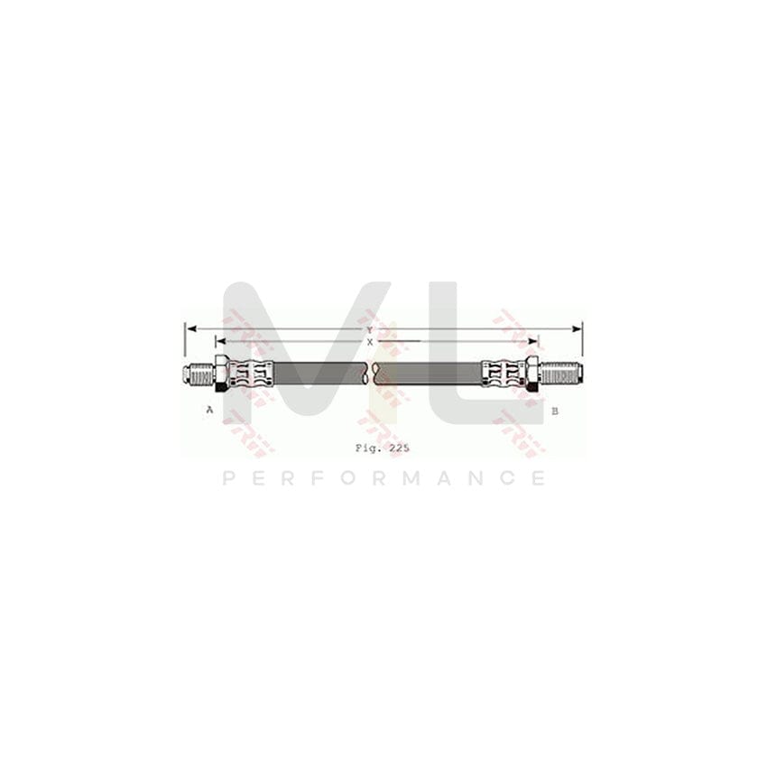 TRW PHA359 Brake Hose for FORD SCORPIO 235mm, M10x1