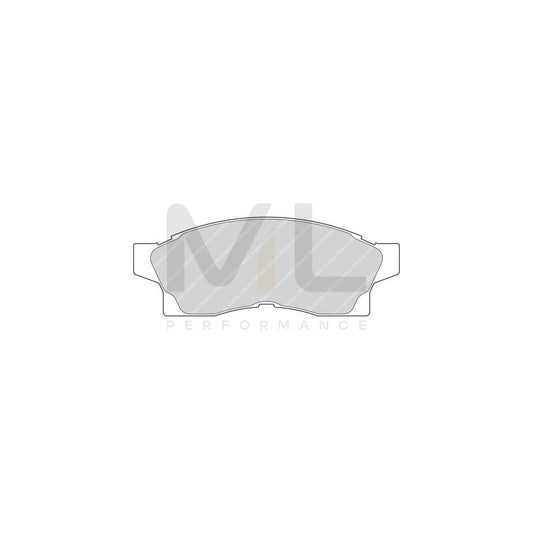 Ferodo Premier FDB649 Brake Pad Set for Toyota Mr2 II Coupe (W20) Not Prepared for Wear Indicator