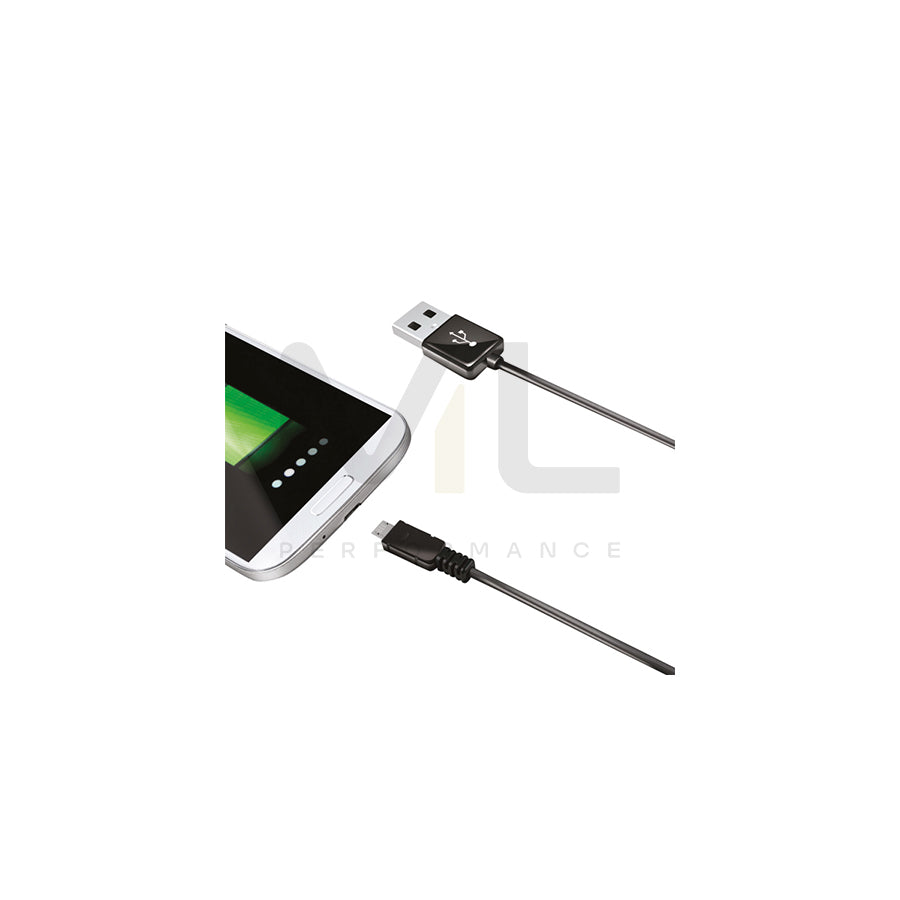 Celly Data Cable USBMICROB2M USB charge cable Black