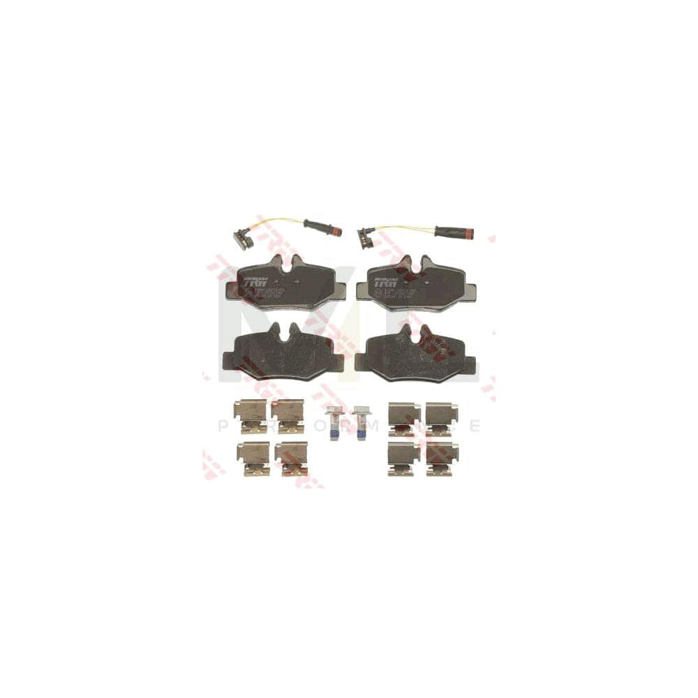 TRW Cotec Gdb1601 Brake Pad Set Incl. Wear Warning Contact, With Brake Caliper Screws, With Accessories