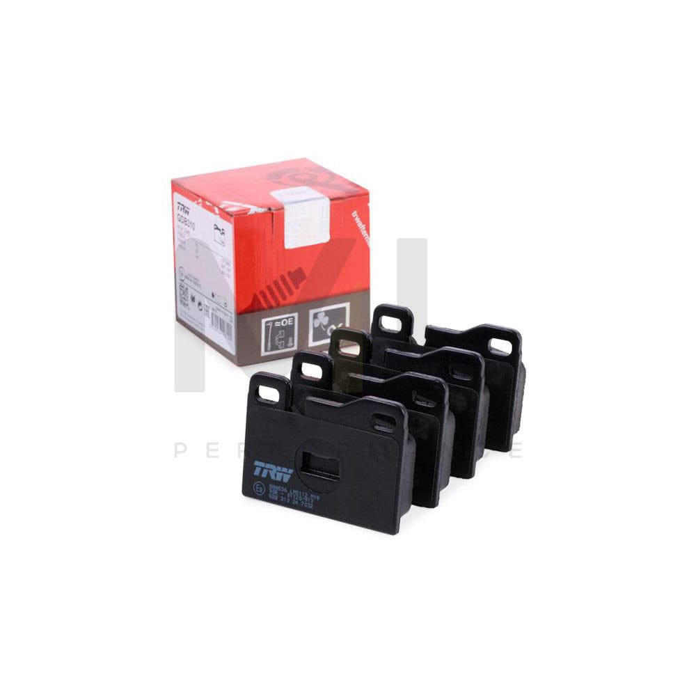 TRW Gdb310 Brake Pad Set Prepared For Wear Indicator